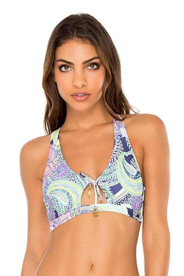 Luli Fama Dynasty Reversible Dainty Bow Bralette